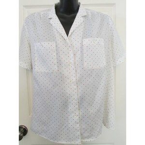Vintage Woman's Levi Strauss & Co Polka Dot Blouse